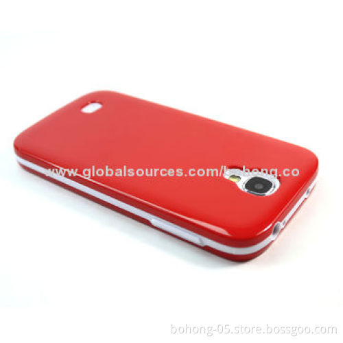 TPU + PC Cases for Samsung S5 with PC Face Bumper, Various Colors Available